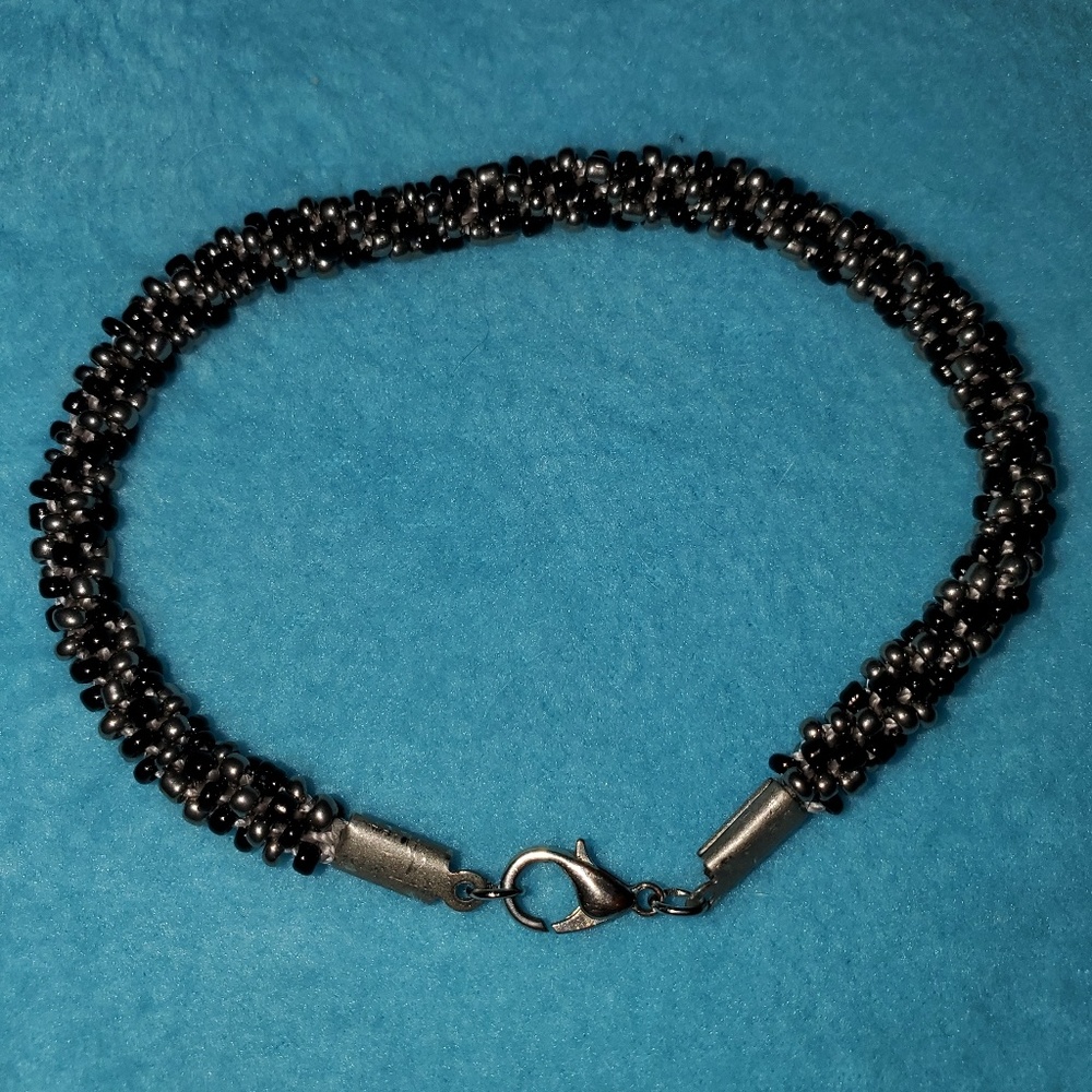 Japanese beaded kumihimo bracelet